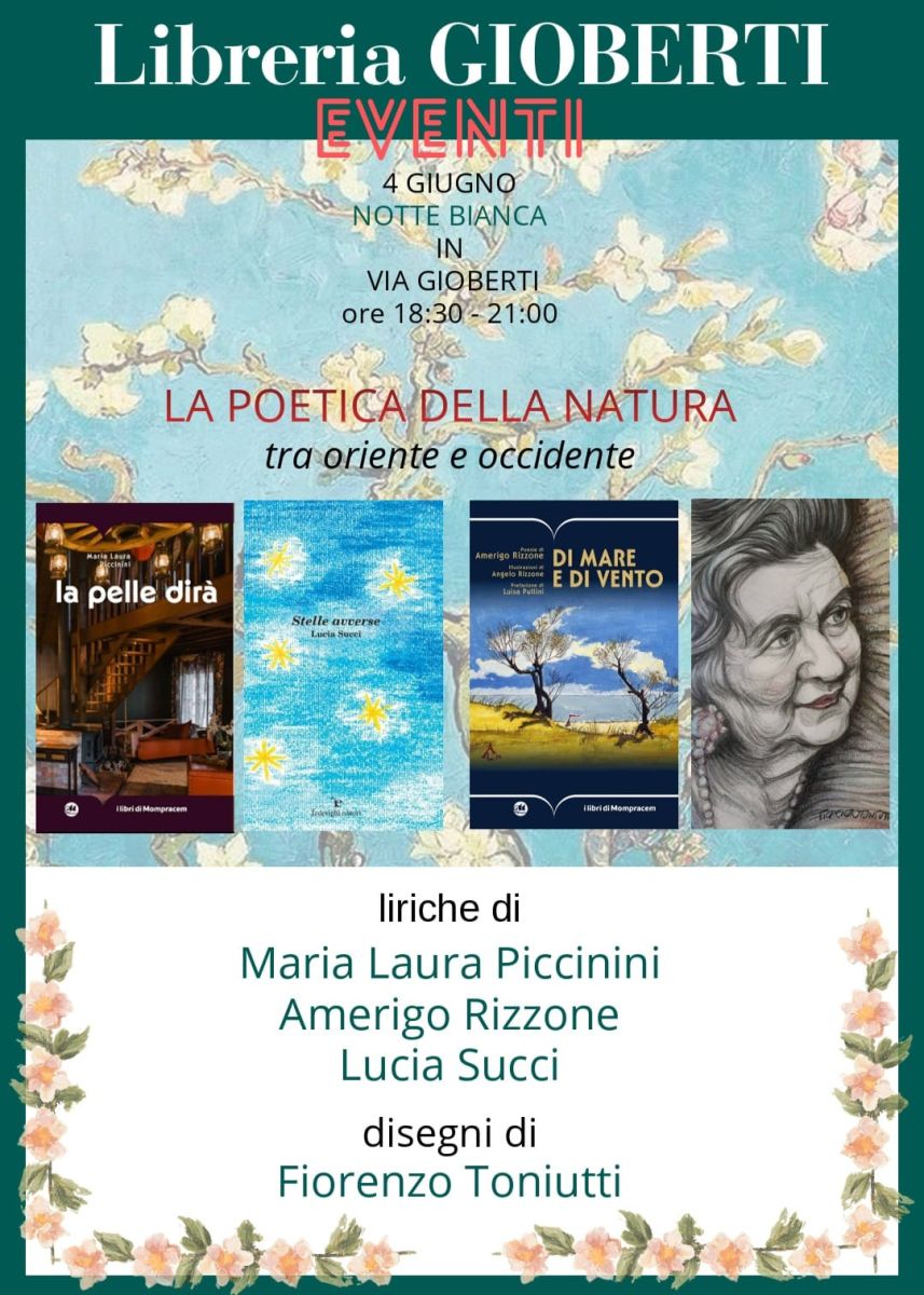 Notte Bianca in via Gioberti: la poesia protagonista alla Libreria Gioberti
